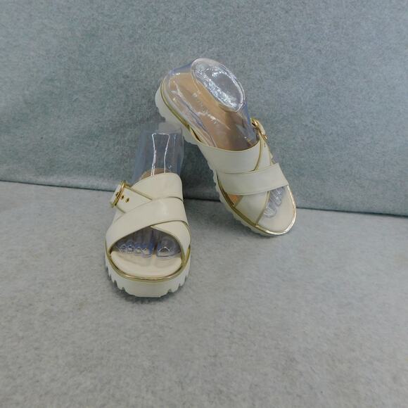 Ron White - Women's White & Caysi Slide Sandal in Ice - Athletech Size 8.5 Shoe - Picture 5 of 13